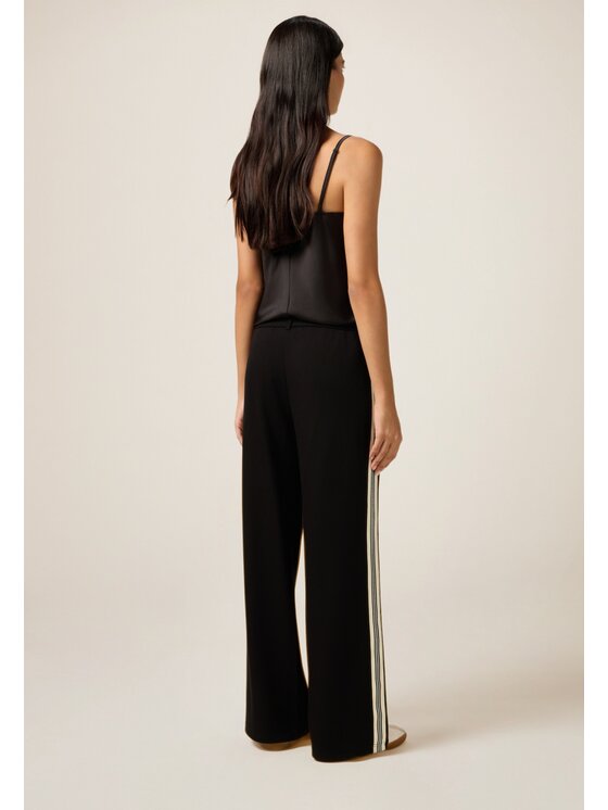 Oltre Oltre Pantaloni di tessuto P831J002388N033 Nero Baggy Fit