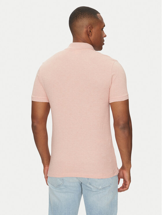 Lacoste Lacoste Polo marškinėliai PH4012 Rožinė Slim Fit