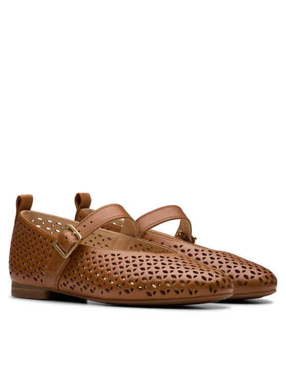 Clarks Clarks Polobotky Fawna Jane 26181228 Hnědá
