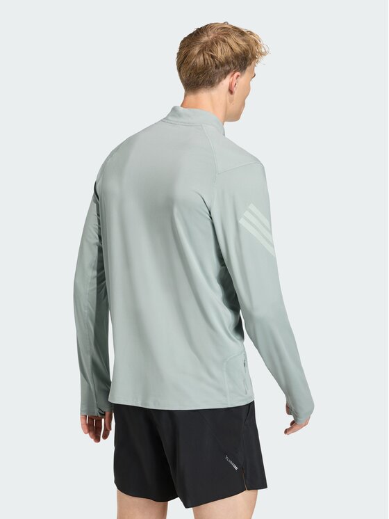 adidas adidas Bluza adi365 Iconic 1/2 Zip Zielony Regular Fit
