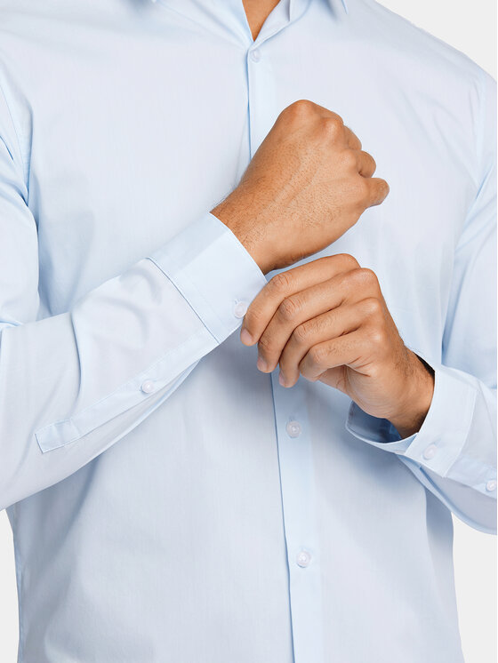 Lindbergh Lindbergh Košulja 30-203172 Svijetloplava Slim Fit