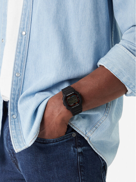 G-Shock G-Shock Pulkstenis DW-5600RL-1ER Melns