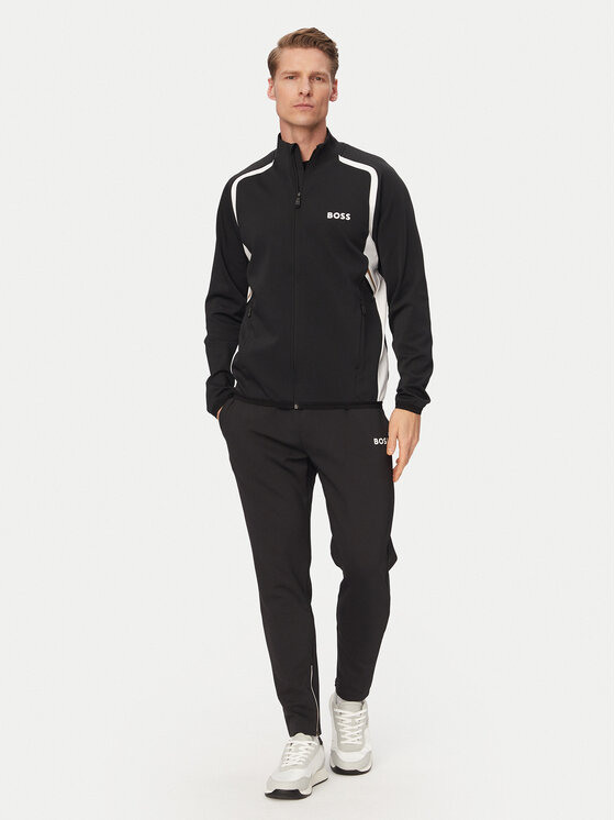 BOSS BOSS Mikina Spin 50554402 Čierna Regular Fit