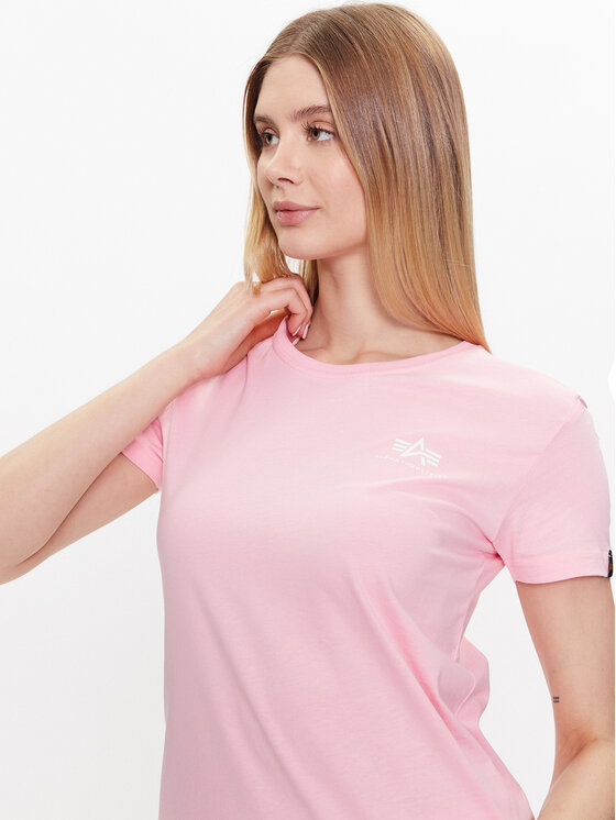 Alpha Industries Alpha Industries T-Shirt Basic 196054 Różowy Regular Fit