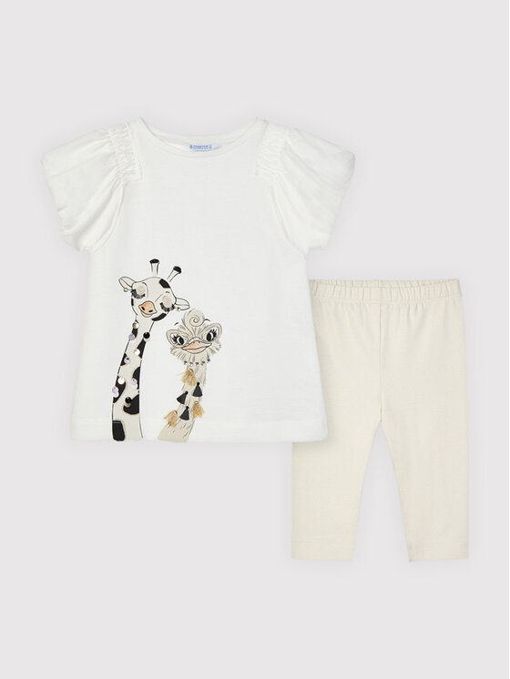 Completo maglietta e leggings 3737 Multicolore