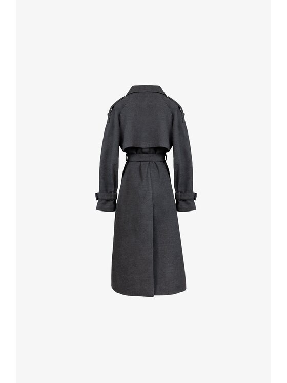 LE POSSÉ LE POSSÉ Zimný kabát PGWMZW Sivá Oversize