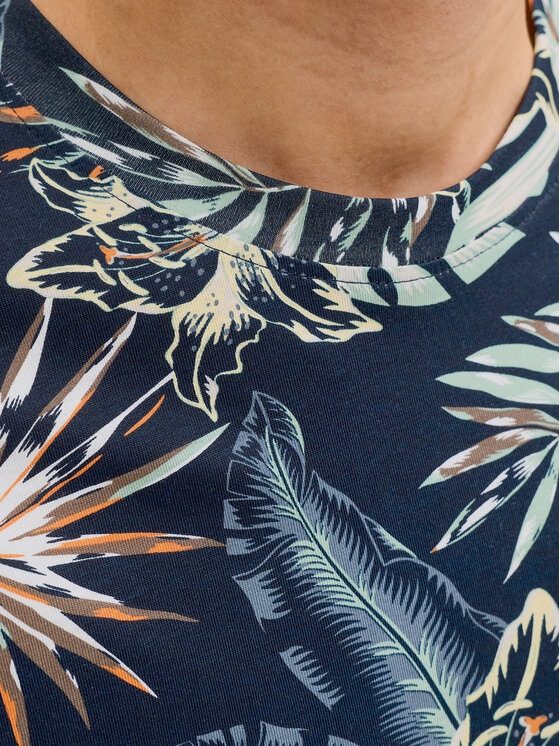 Jack & Jones Jack & Jones T-Shirt Honolulu 12288089 Granatowy Regular Fit
