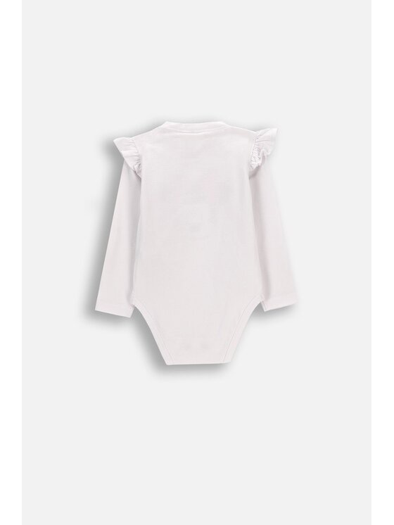 Coccodrillo Coccodrillo Detské body WC6112101LGD-001 Biela Regular Fit
