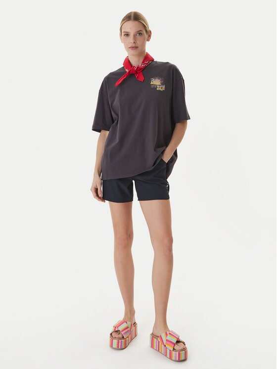 Billabong Billabong T-shirt Sun Chasing EBJZT00581 Crna Loose Fit