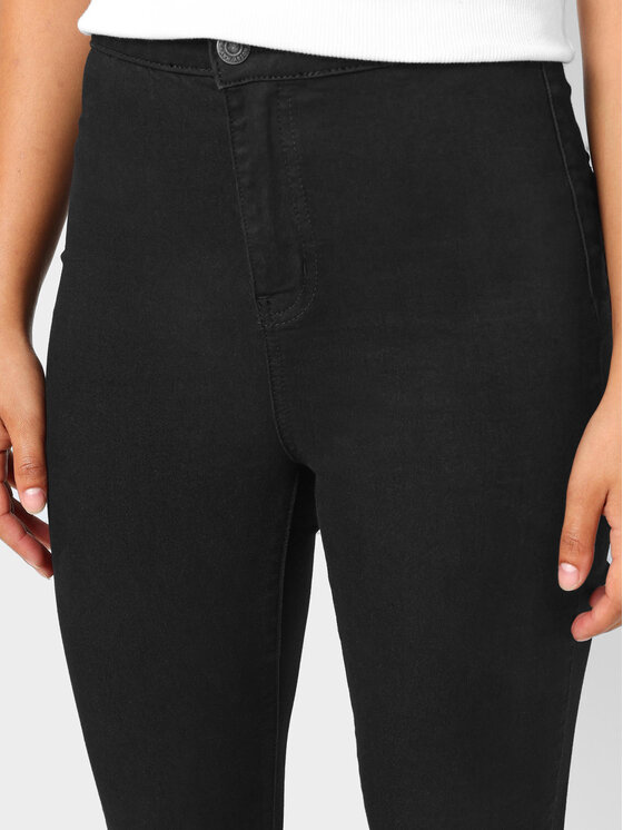 Noisy May Noisy May Jeansy Ella 27000768 Czarny Skinny Fit