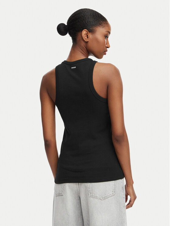 HUGO HUGO Топ The Plain Tank 50515651 Чорний Slim Fit