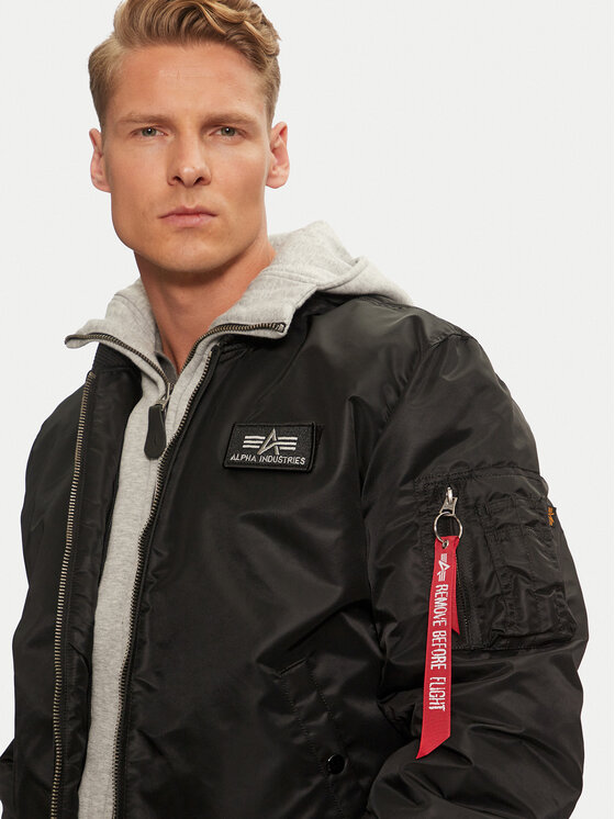 Alpha Industries Alpha Industries Bundy bomber AI.133104-198-XXL Čierna Slim Fit