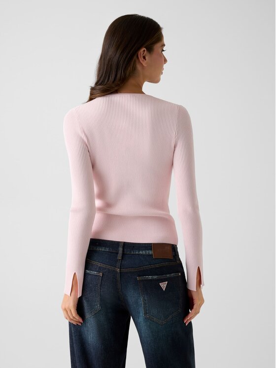 Guess Guess Svetr 180797 Růžová Classic Fit