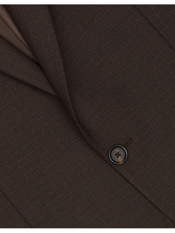 Borgio Borgio Marynarka erbezzo Brązowy Super Slim Fit