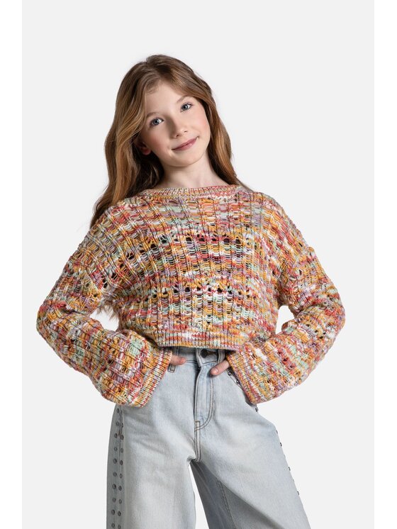 Coccodrillo Coccodrillo Sweter WC5172103NGJ-022 Kolorowy Regular Fit