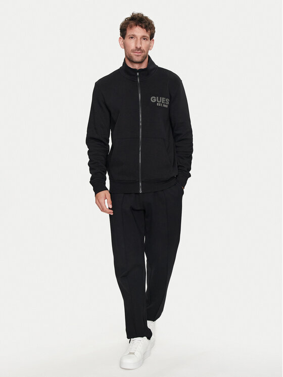 Guess Guess Μπλούζα M4YQ80 K9Z21 Μαύρο Regular Fit