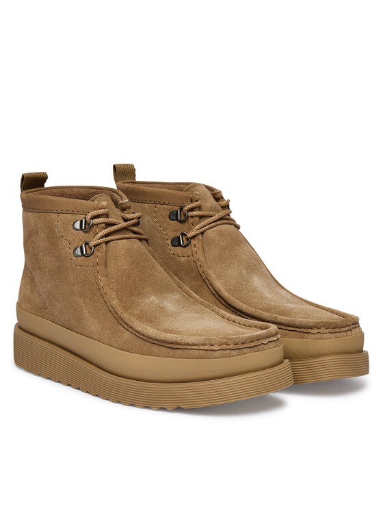 Clarks Clarks Kozaki WallabeeFTR2Hi 26183462 Brązowy