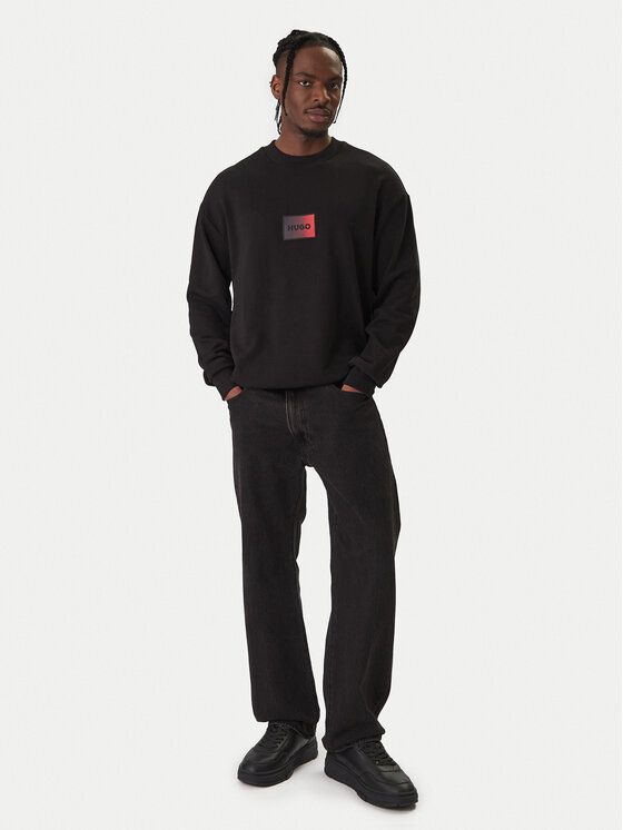 HUGO HUGO Felpa Danotop 50553134 Nero Regular Fit