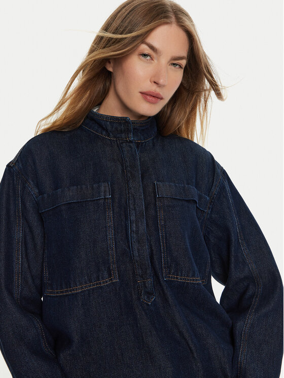 Munthe Munthe Halenka Tuxa 243100024314 Tmavomodrá Relaxed Fit