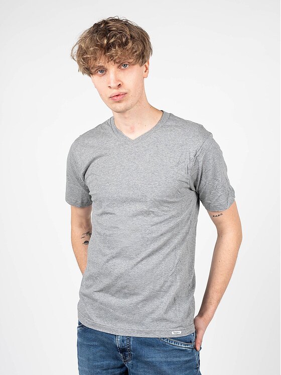 Pepe Jeans Pepe Jeans T-Shirt PM503655 Šedá Regular Fit