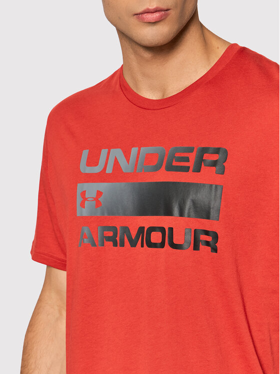 Under Armour Under Armour T-Shirt Ua Team Issue Wordmark 1329582 Czerwony Loose Fit