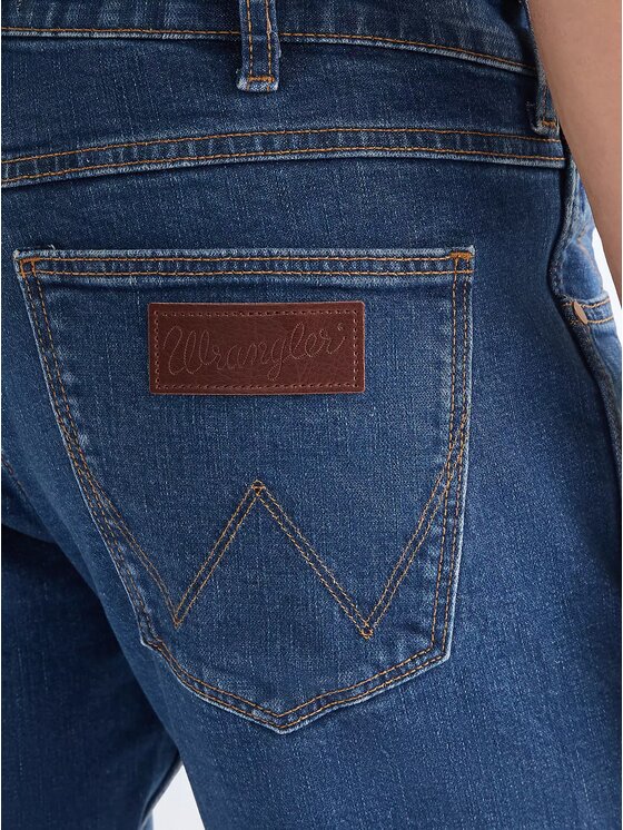 Wrangler Wrangler Jeansy GREENSBORO Niebieski Straight Leg