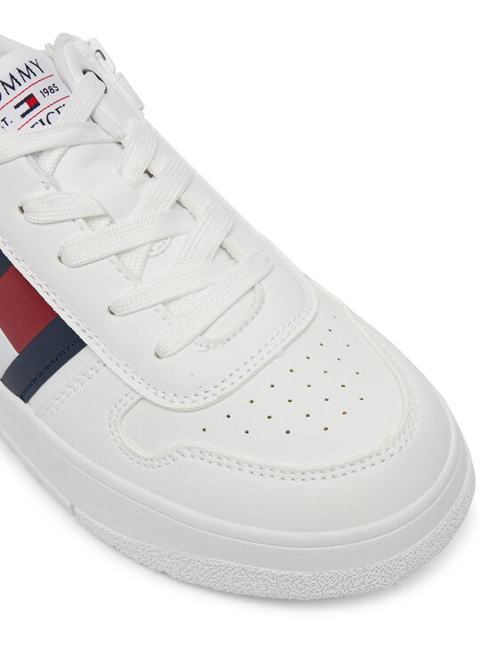 Tommy Hilfiger Tommy Hilfiger Sneakers Flag Low Cut Velcro Sneaker T3X9-33859-1355 S Bianco