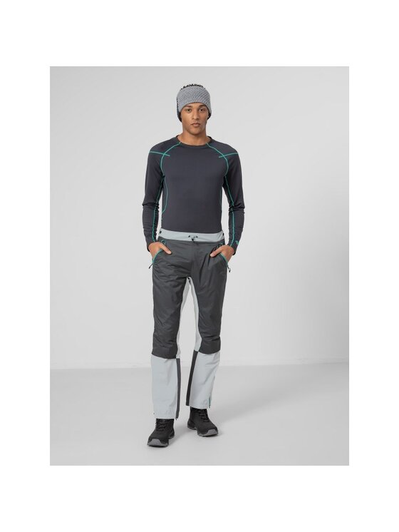 4F 4F Spodnie narciarskie H4Z22SPMTR062-22S Czarny Regular Fit