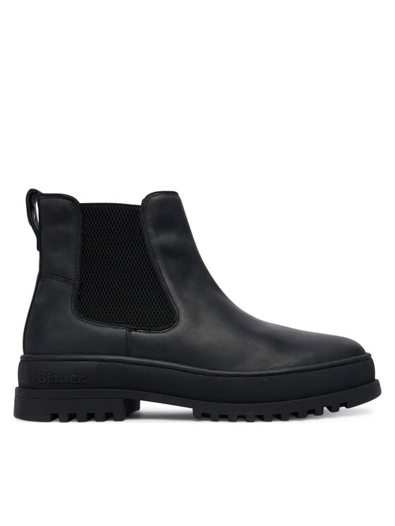 Blauer Blauer Μποτάκια με λάστιχο F5IUKA02/LEA Μαύρο
