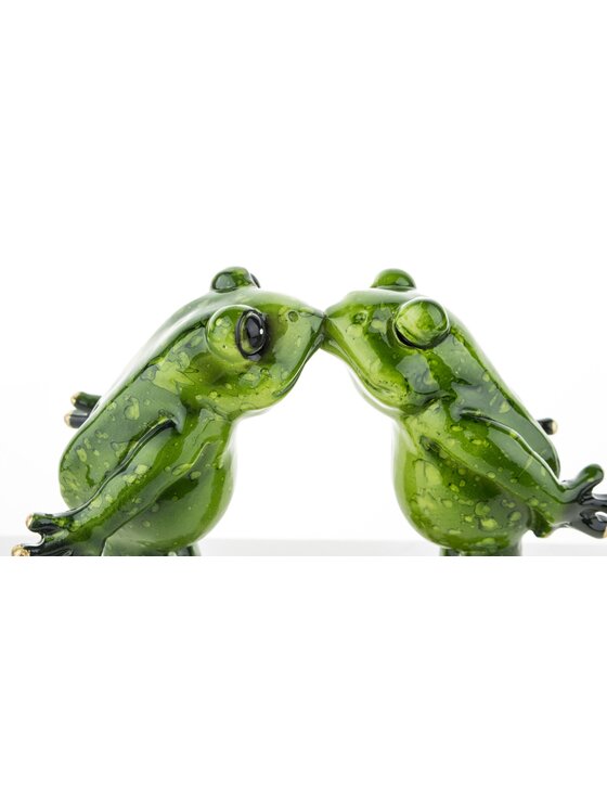 MIAhome MIAhome Figurka żabki KISS ME Zielony