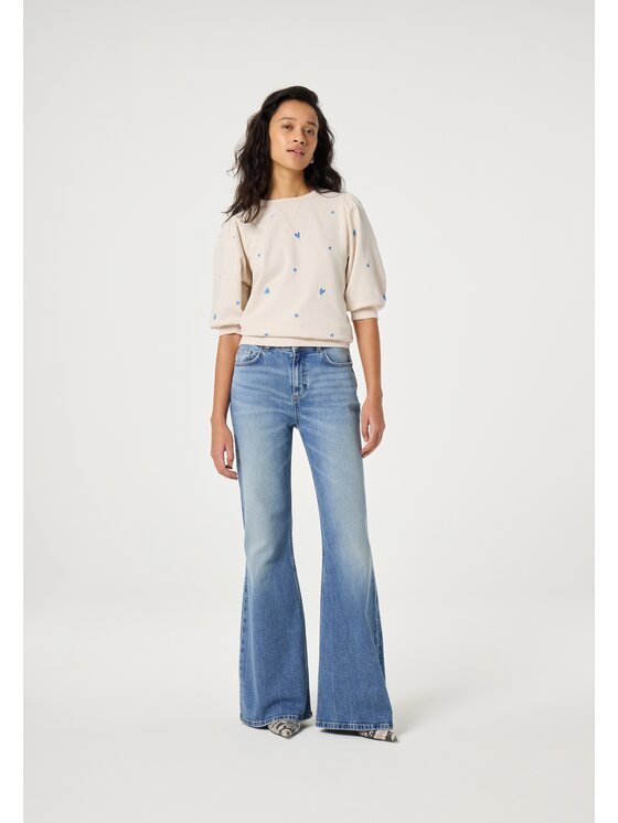 Fabienne Chapot Fabienne Chapot Bluza 6085-1488-172 Beżowy Regular Fit