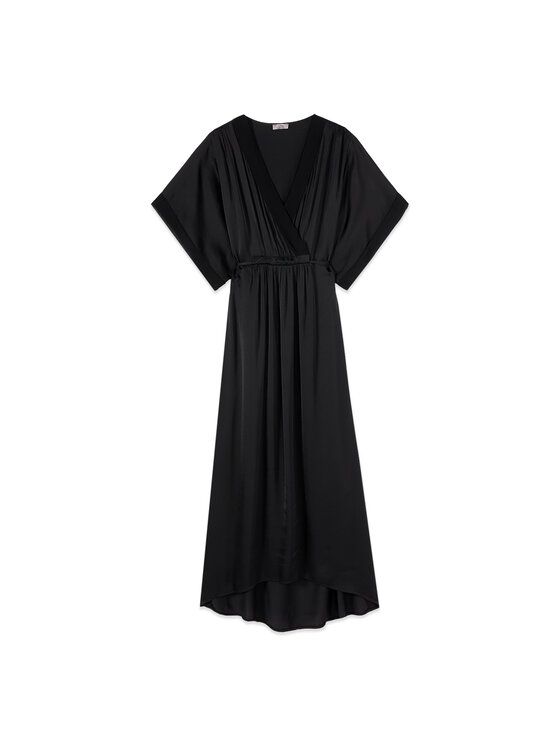 Oltre Oltre Sukienka wieczorowa 7033J000858N033 Czarny A-Line Fit