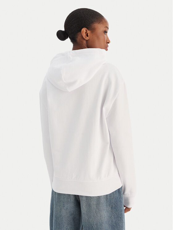 Calvin Klein Jeans Calvin Klein Jeans Felpa Ls Monogram Terry Po LV047C224G Bianco Regular Fit