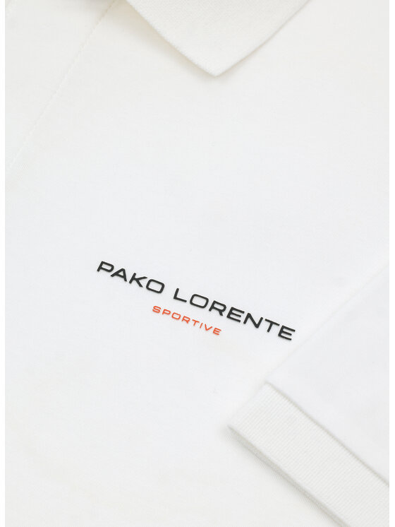 Pako Lorente Pako Lorente Polo P26SF-TX-007 Biały Classic Fit