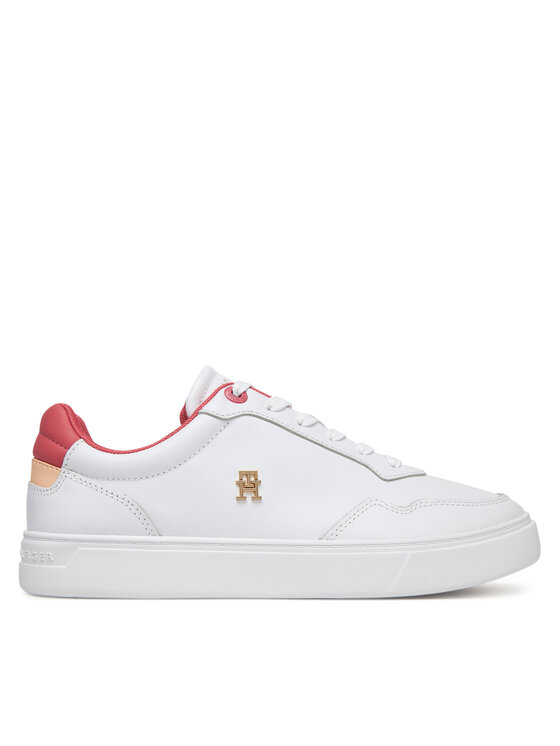 Sneakers Tommy Hilfiger Essential Elevated Court Sneaker FW0FW08680 Alb