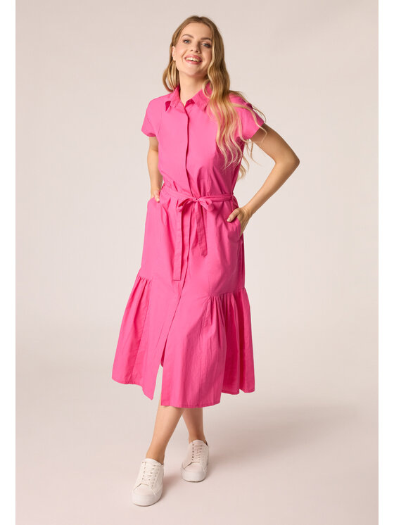 QUIOSQUE QUIOSQUE Každodenní šaty QUIOSQUE 4UD002504 Bordó Regular Fit