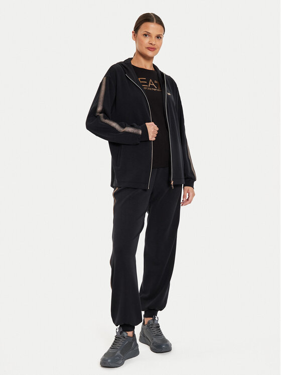 EA7 Emporio Armani EA7 Emporio Armani Spodnji del trenirke 6DTP74 TJZBZ 1200 Črna Regular Fit