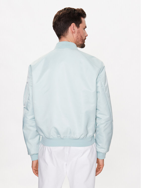 Calvin Klein Calvin Klein Kurtka bomber Hero K10K109907 Niebieski Relaxed Fit