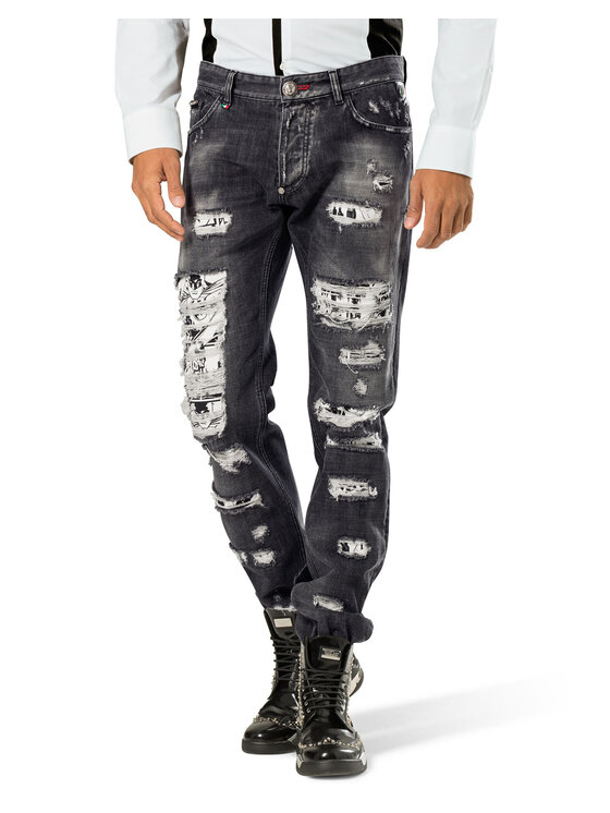 PHILIPP PLEIN PHILIPP PLEIN Jeans 30791 Nero Straight Fit