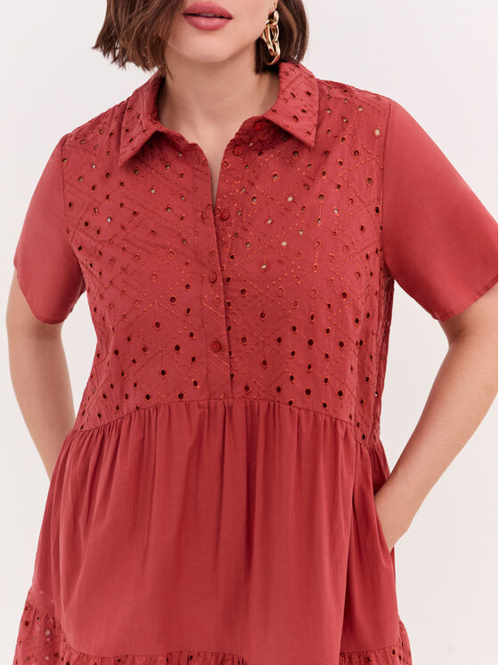 Fiorella Rubino Fiorella Rubino Sukienka wieczorowa 7085T001769N0V7 Pomarańczowy A-Line Fit