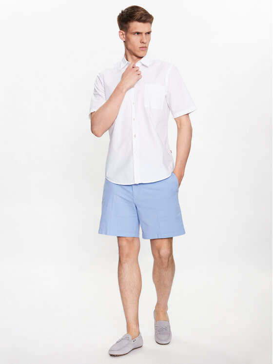 Boss Stoffshorts 50490563 Blau Regular Fit | Modivo.de