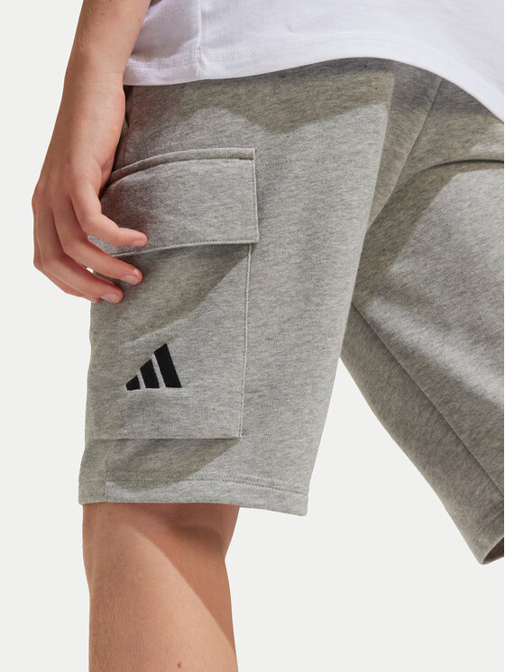 adidas adidas Sportske kratke hlače Essentials Cargo JE3973 Siva Regular Fit