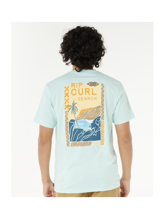 Rip Curl Rip Curl T-Shirt Aots - Cody Welsh Tee Niebieski Relaxed Fit