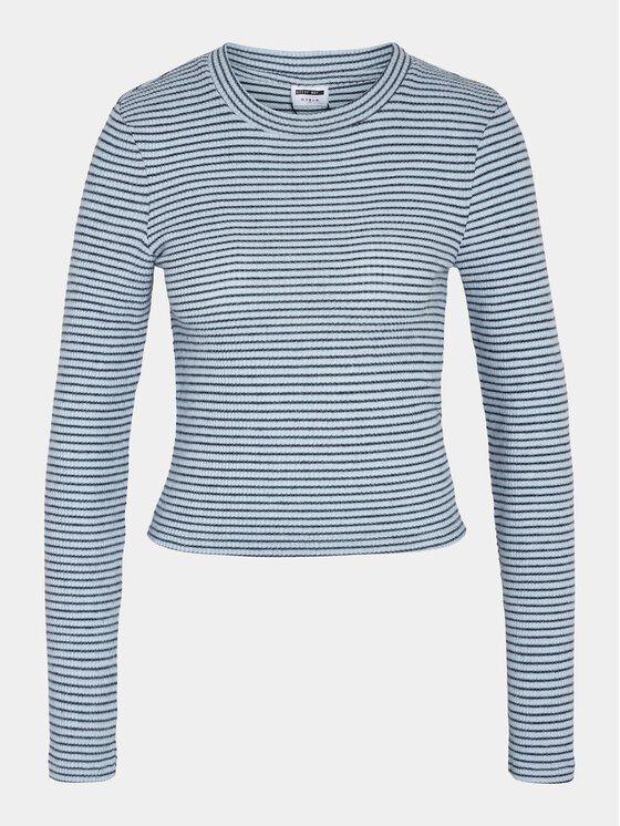 Noisy May Noisy May Bluza Posy 27026866 Modra Slim Fit