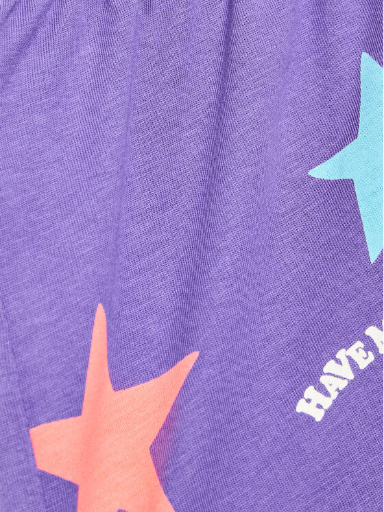 Champion Champion Набір футболка та шорти 404680 Фіолетовий Regular Fit