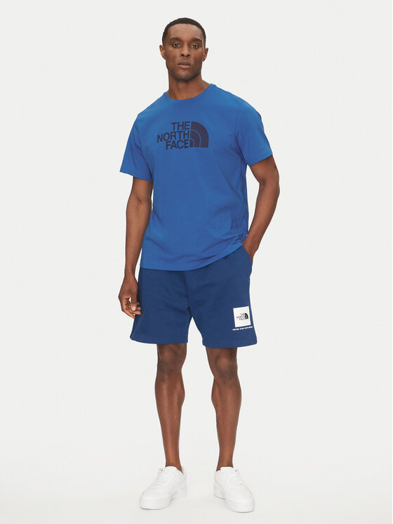 The North Face The North Face T-Shirt Easy NF0A8A6C Niebieski Regular Fit
