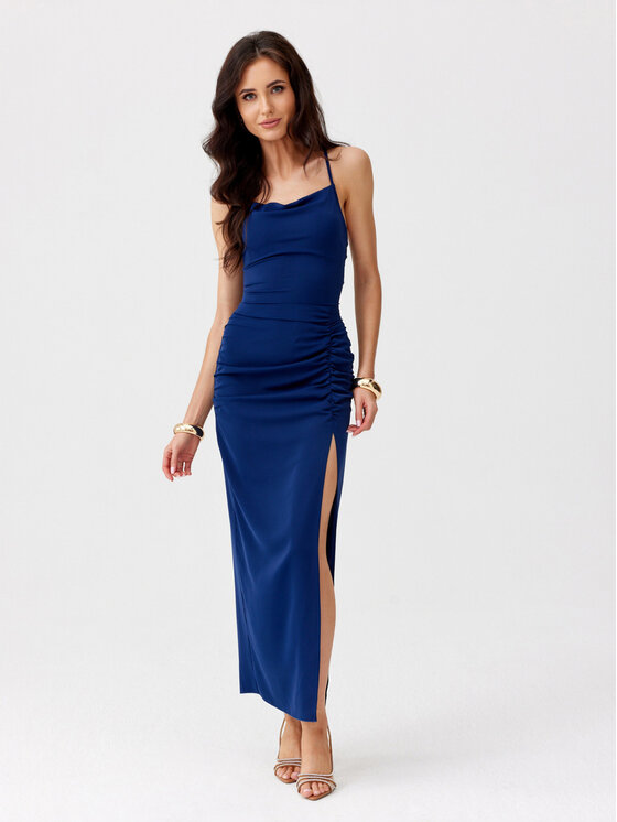 Roco Fashion Roco Fashion Abito da cocktail Aria Blu scuro Slim Fit
