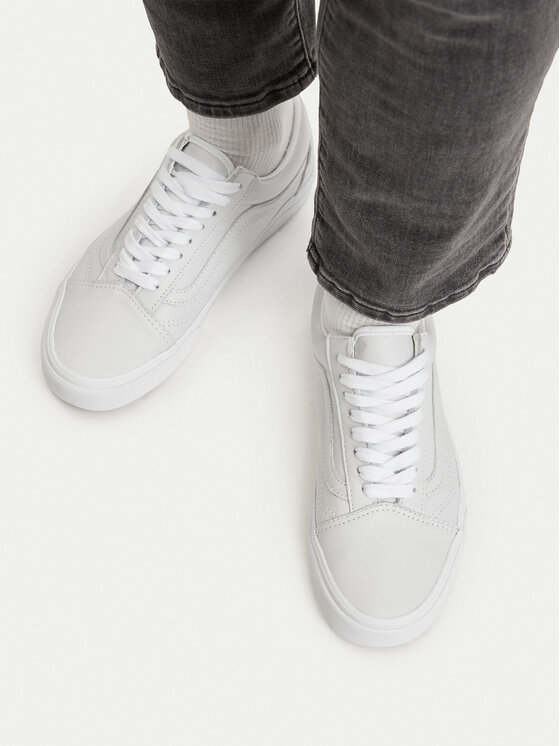 Vans Гуменки Old Skool VN000E9TBPG1 Бял