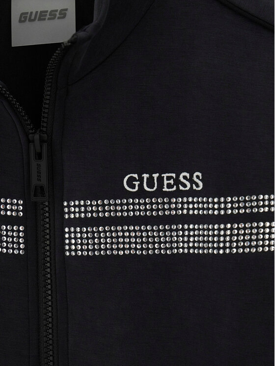 Guess Guess Bluza J6RQ12 KCAY2 Czarny Regular Fit