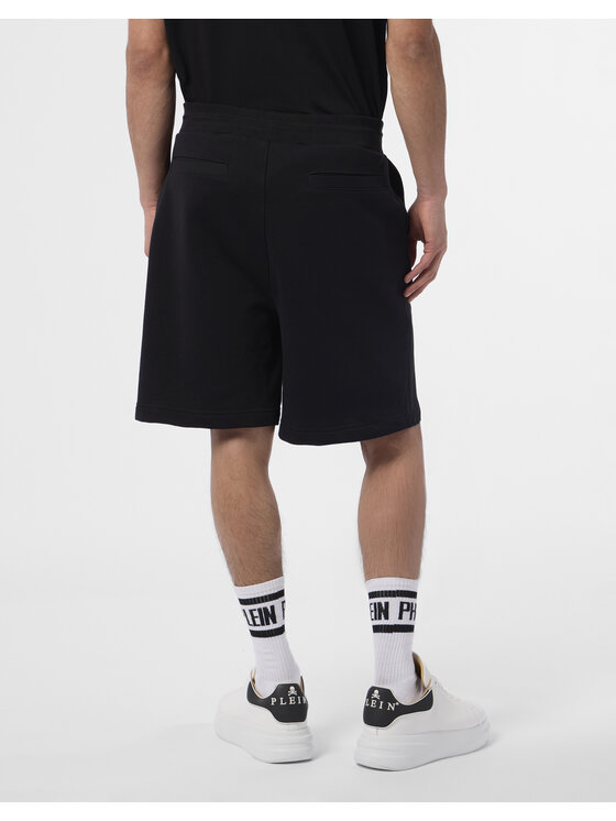 PHILIPP PLEIN PHILIPP PLEIN Szorty sportowe 29831 Czarny Jogger Fit